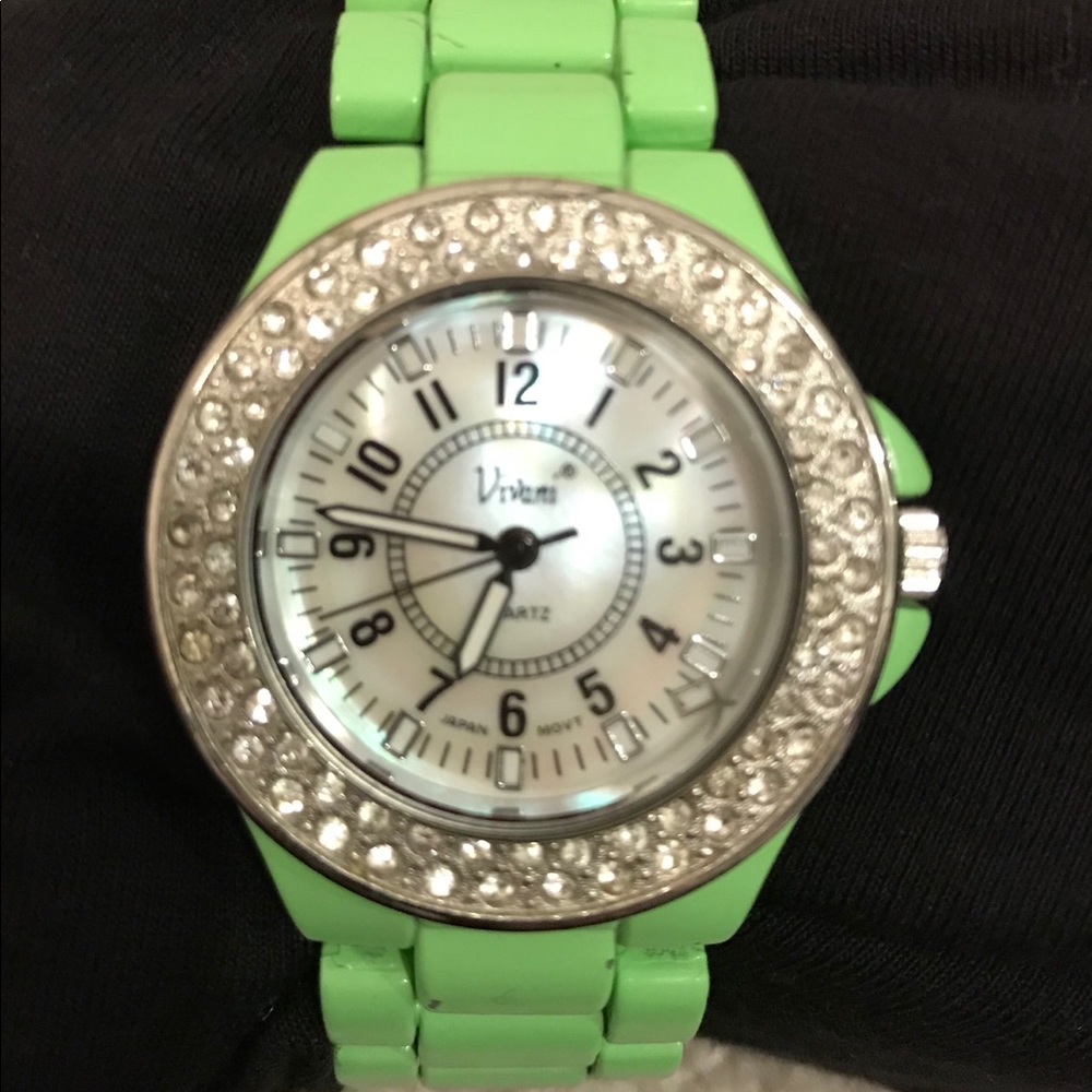 Mint Green Vivani Watch
